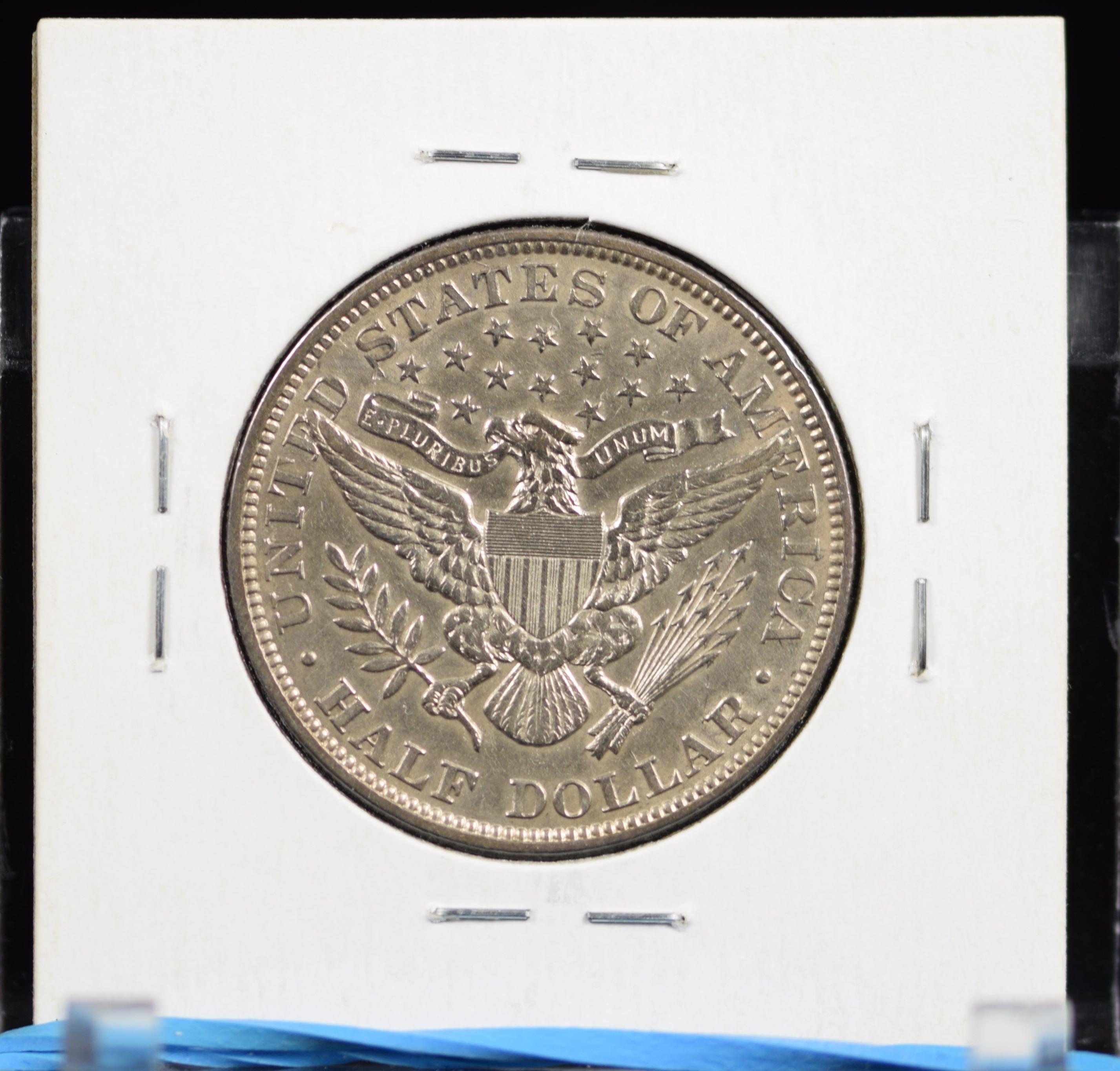 1894 Barber Half Dollar AU Plus Nice Coin