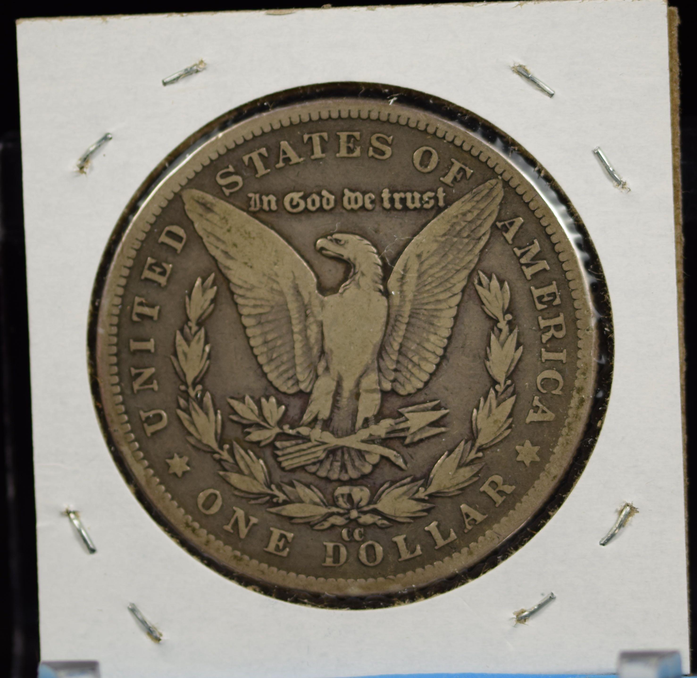 1890-CC Morgan Dollar VF