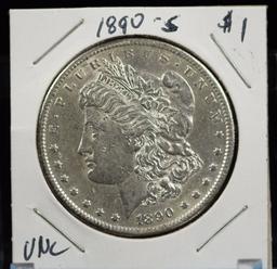 1890-S Morgan Dollar UNC