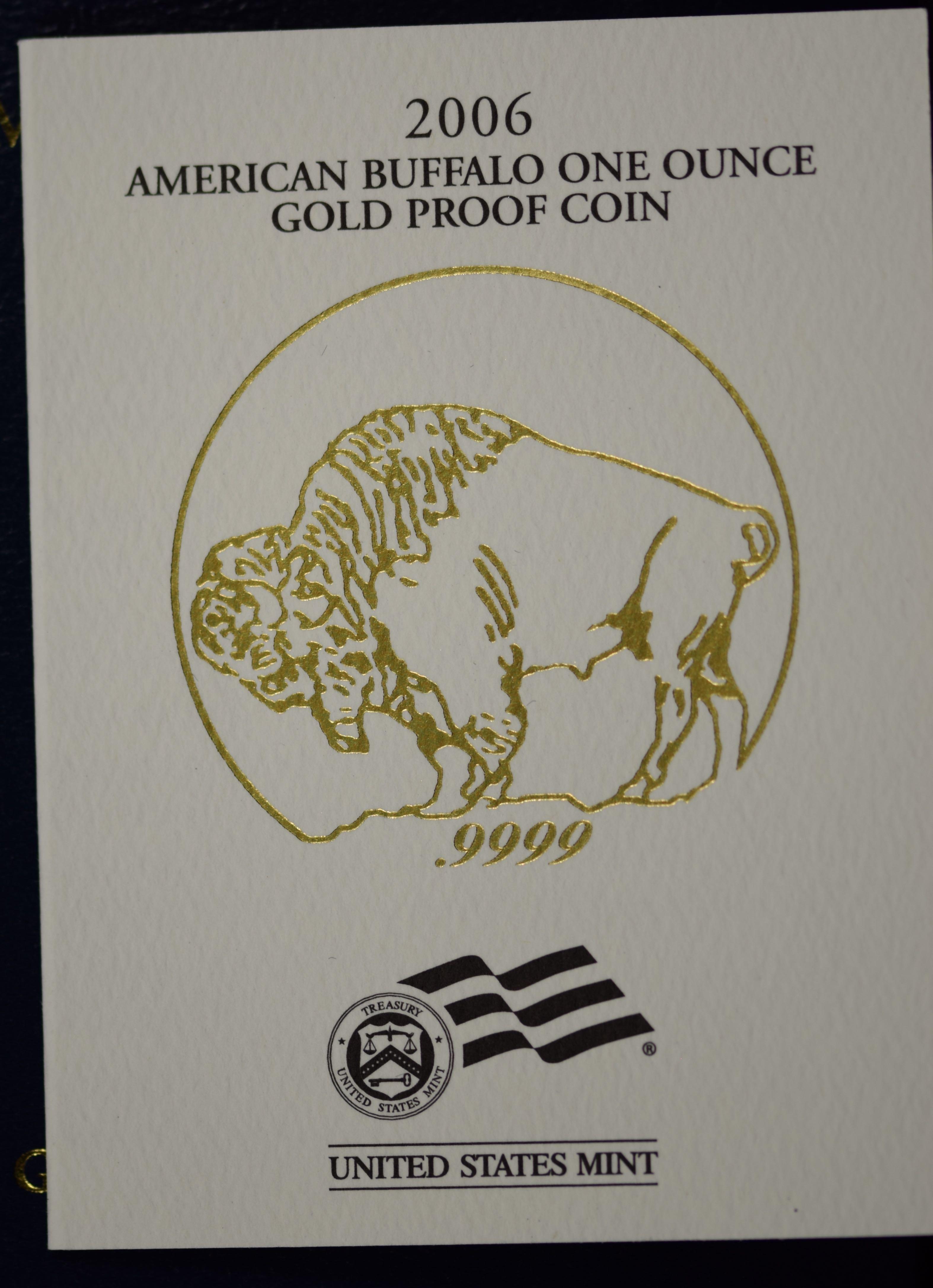 2006 $50 Gold Buffalo One Ounce Proof