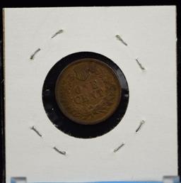1877 Indian Head Cent VF Key