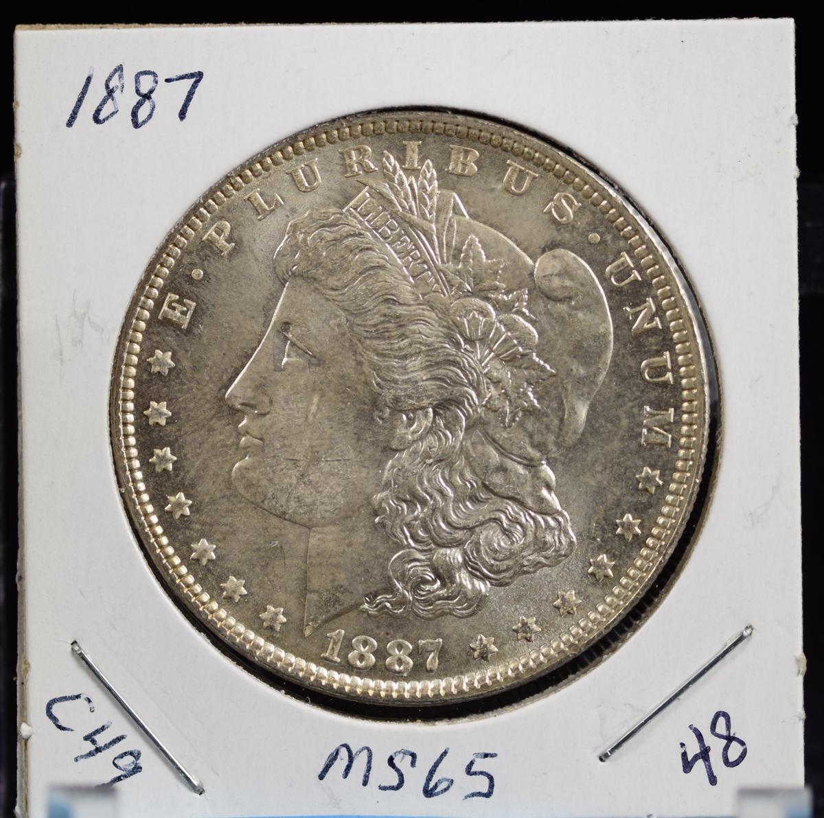 1887 Morgan Dollar CH/BU