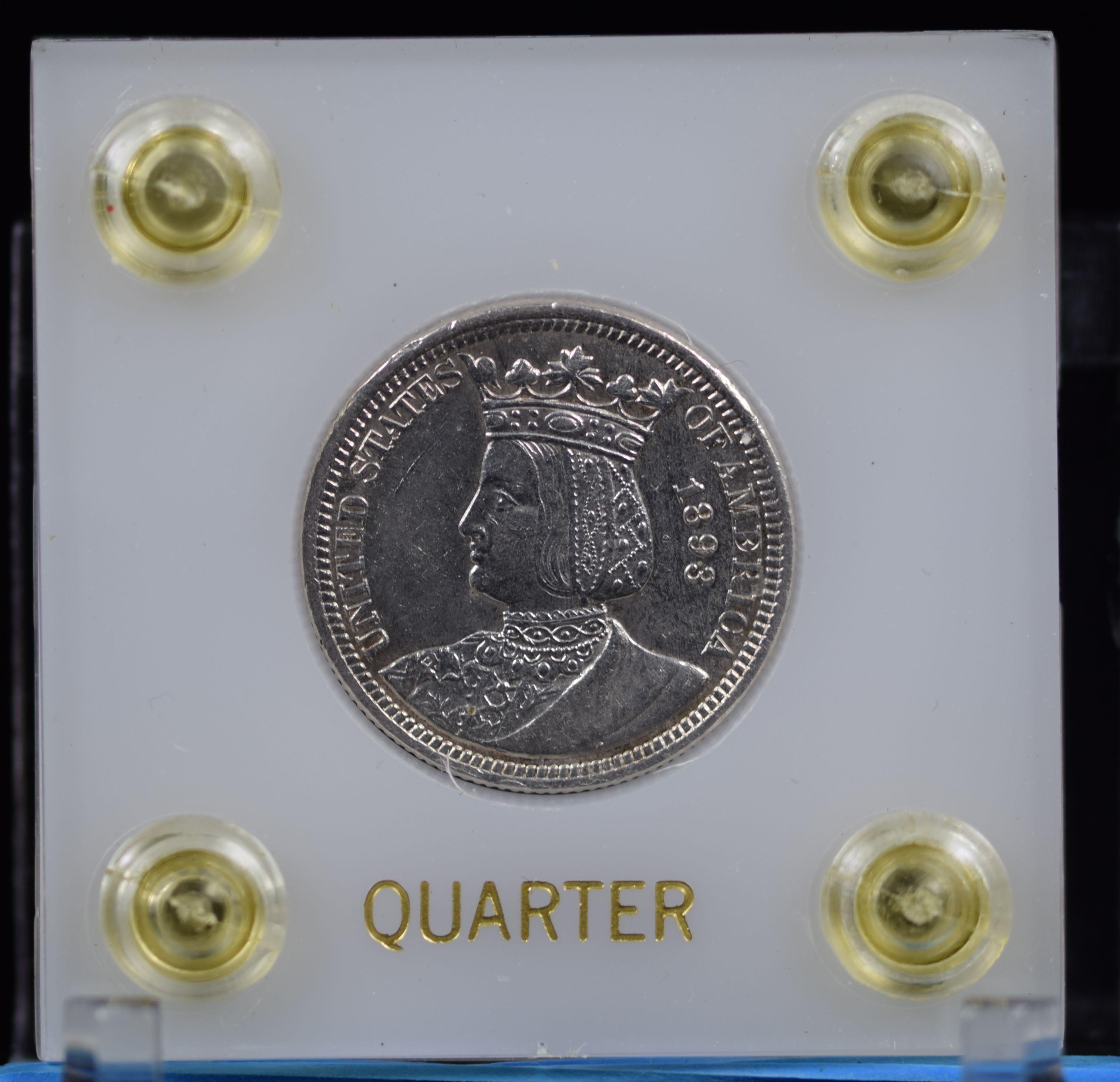 1893 Isabella Quarter MS63