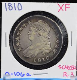 1810 Bust Half Dollar XF 0-106a Scarcer R3