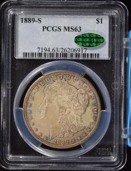 1889-S Morgan Dollar PCGS MS-63 CAC