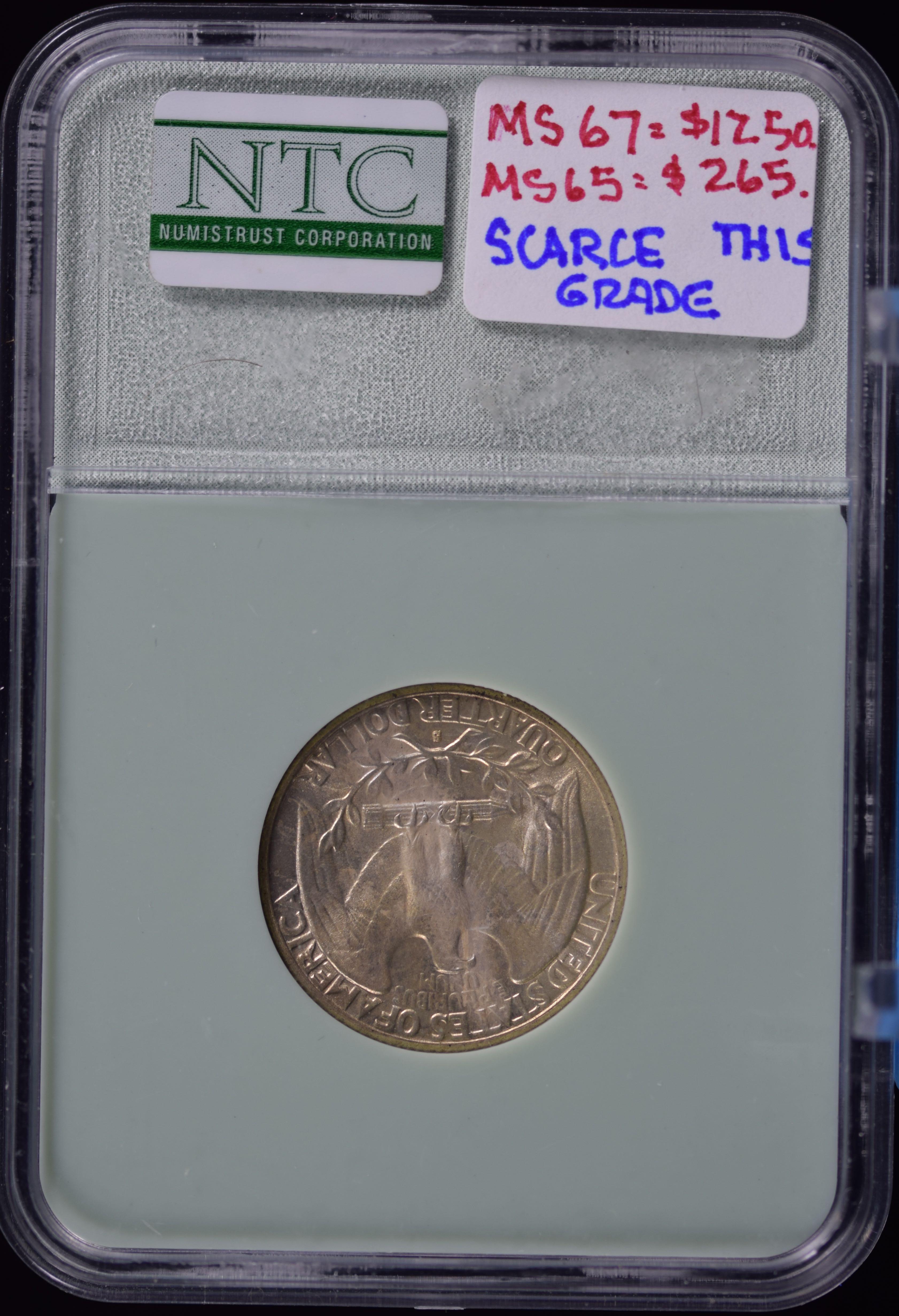 1936-S Washington Quarter NTC MS66 Scarce This NICE