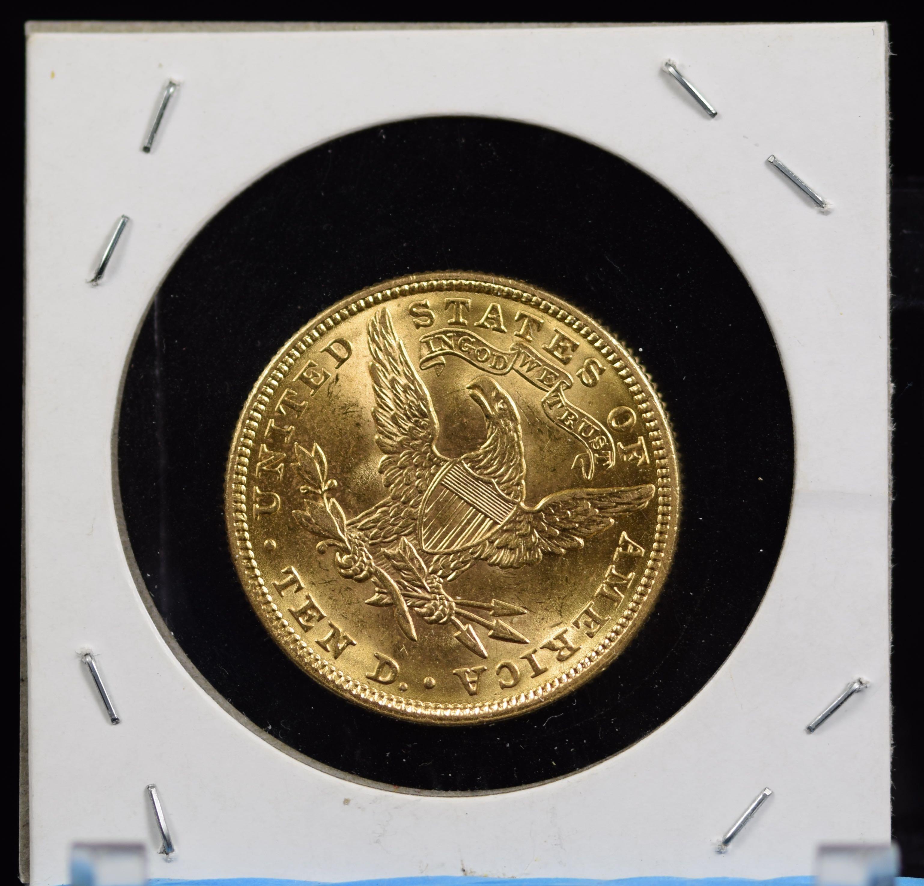 1907 $10 Gold Liberty MS63