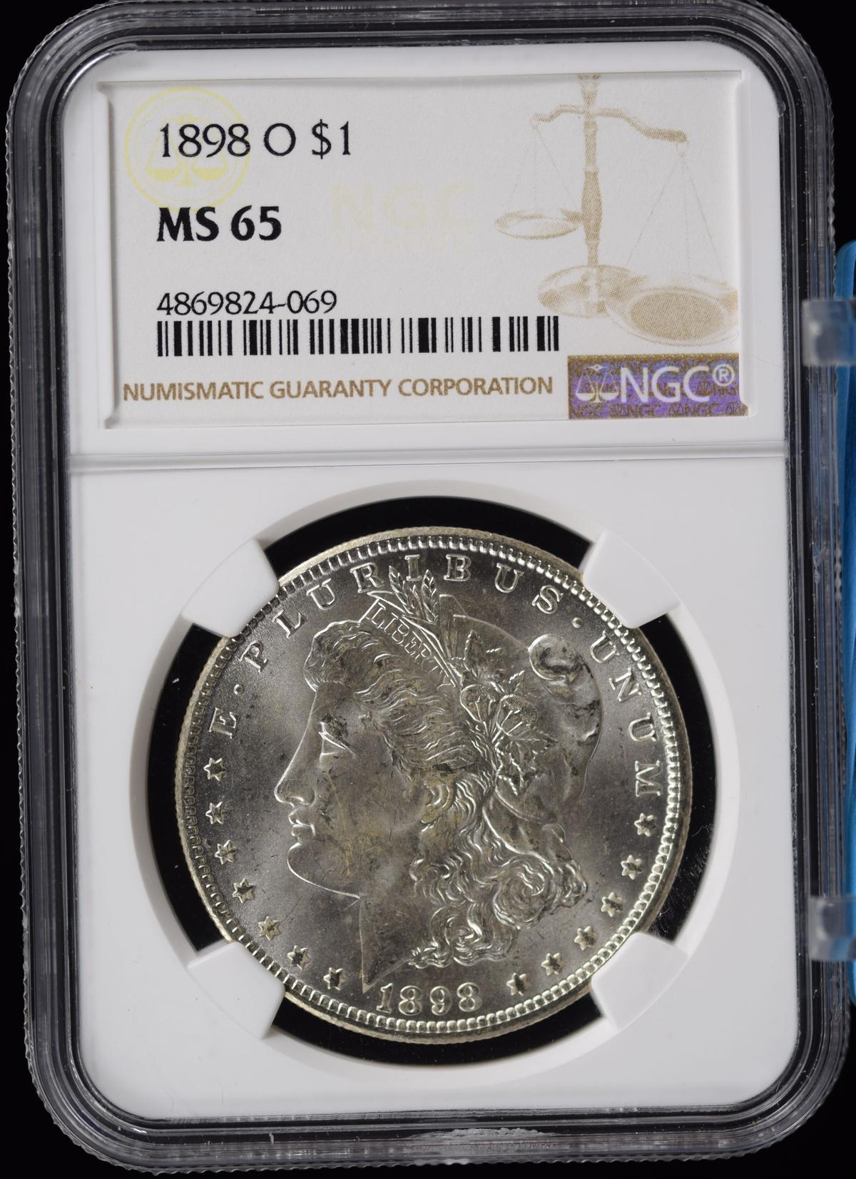 1898-O Morgan Dollar NGC MS-65