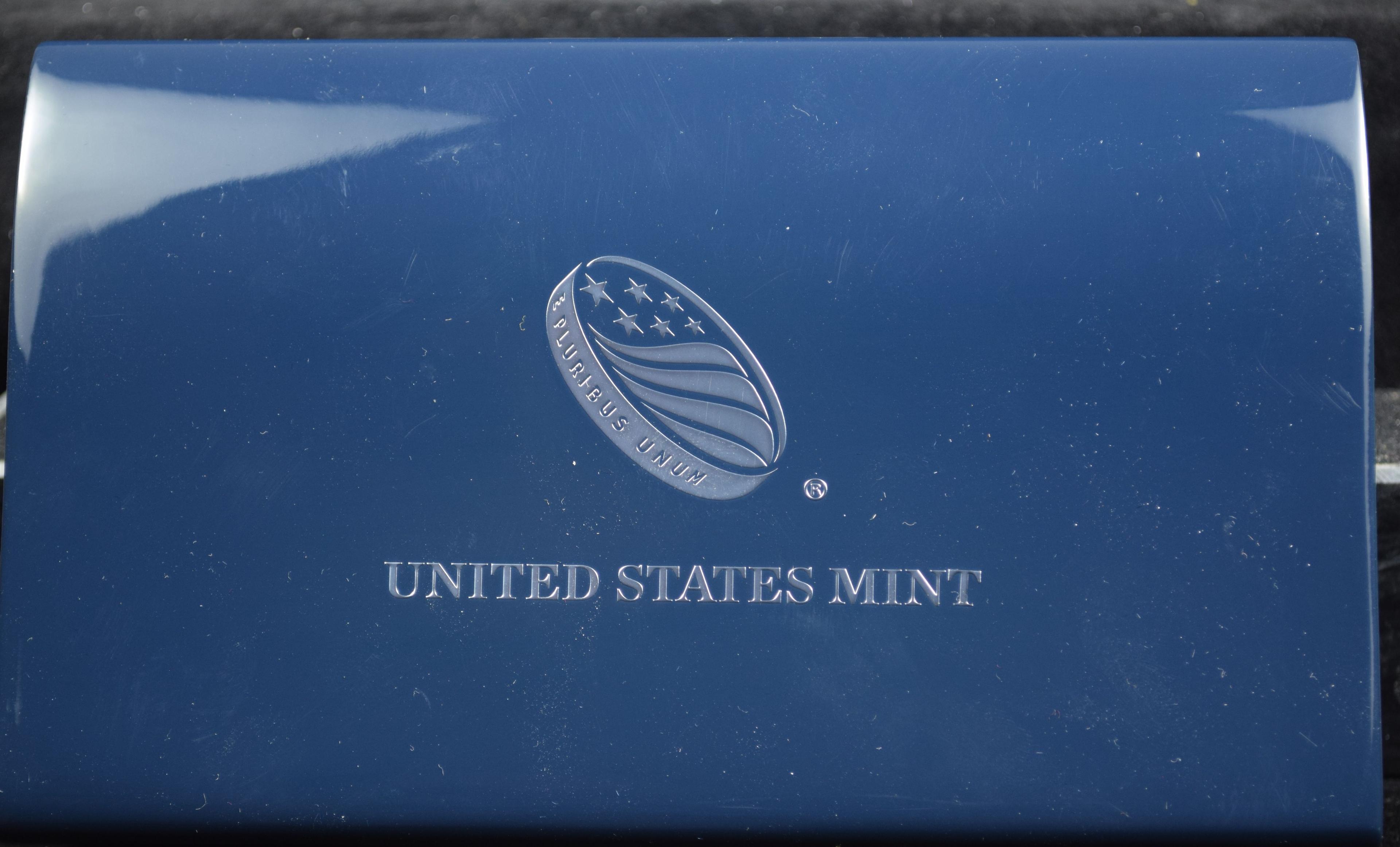 2016 American Silver Coin UNC & Proof 2 Coin Set Blue Box