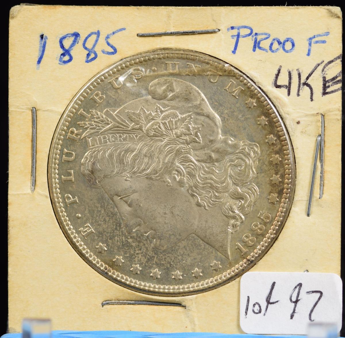 1885 Morgan Dollar UN Proof Like