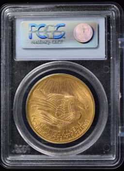 1907 $20 Gold St Gaudens PCGS MS-64