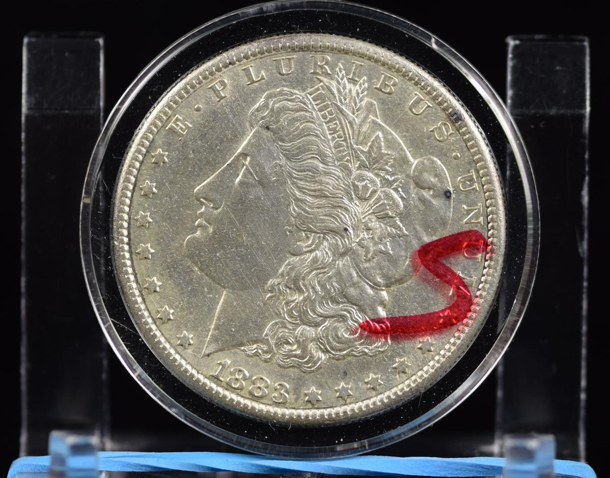 1883-S Morgan Dollar AU