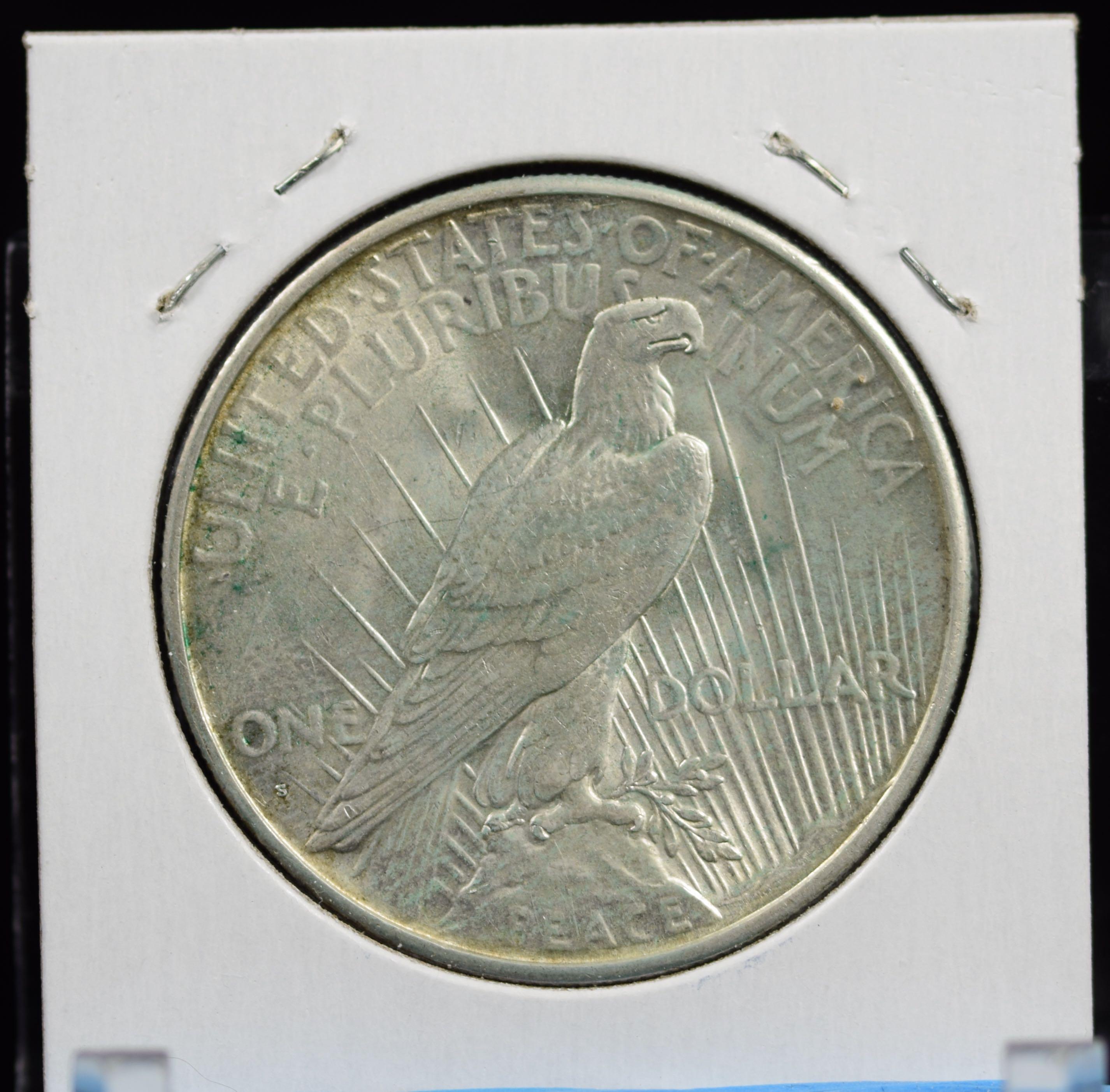 1928 Peace Dollar AU50