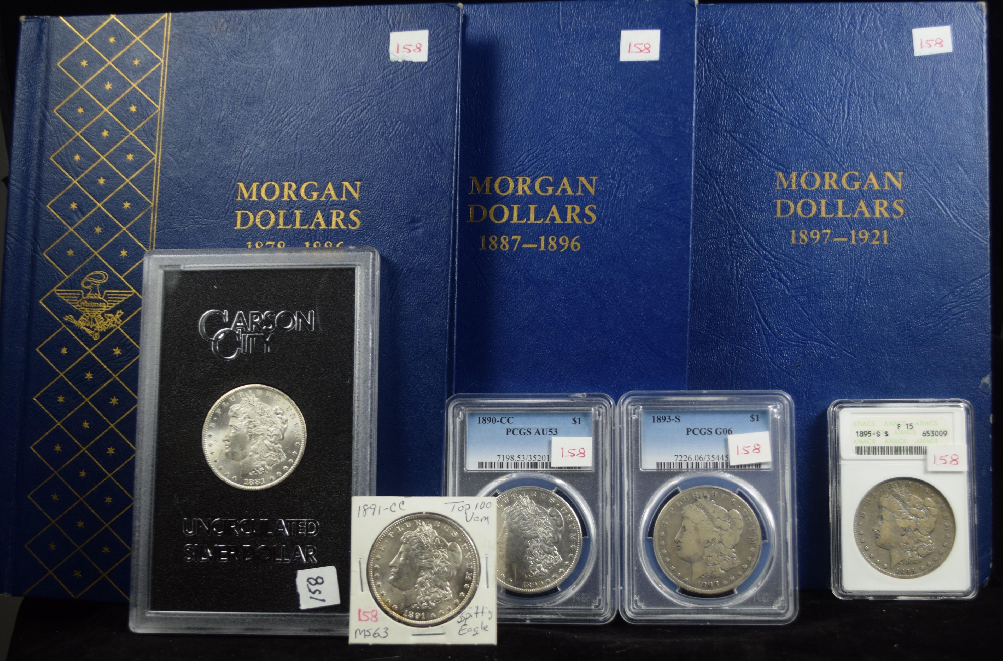 Complete Set of Morgan Dollars Few Graded