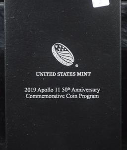 2019 Apollo 11 50th Annv. Commen 5oz Silver Dollar