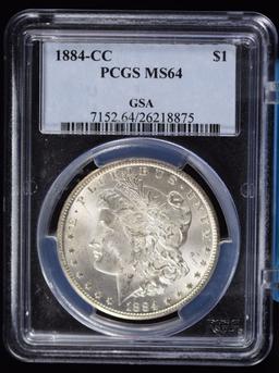 1884-CC Morgan Dollar PCGS MS-64