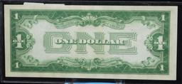 1928 $1 Silver Certificate Gem UNC "Funny Back"