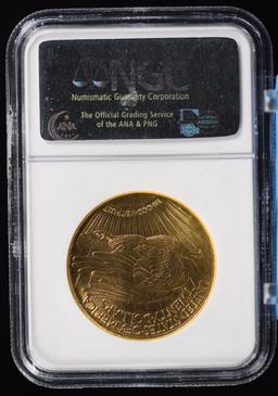 1911-D $20 Gold St Gaudens NGC MS-62