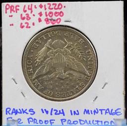 1912 Barber Half Dollar Proof 63/64 Mintage 700
