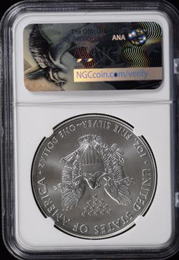 2017 American Silver Eagle Early Releases NGC Perfect MS 70