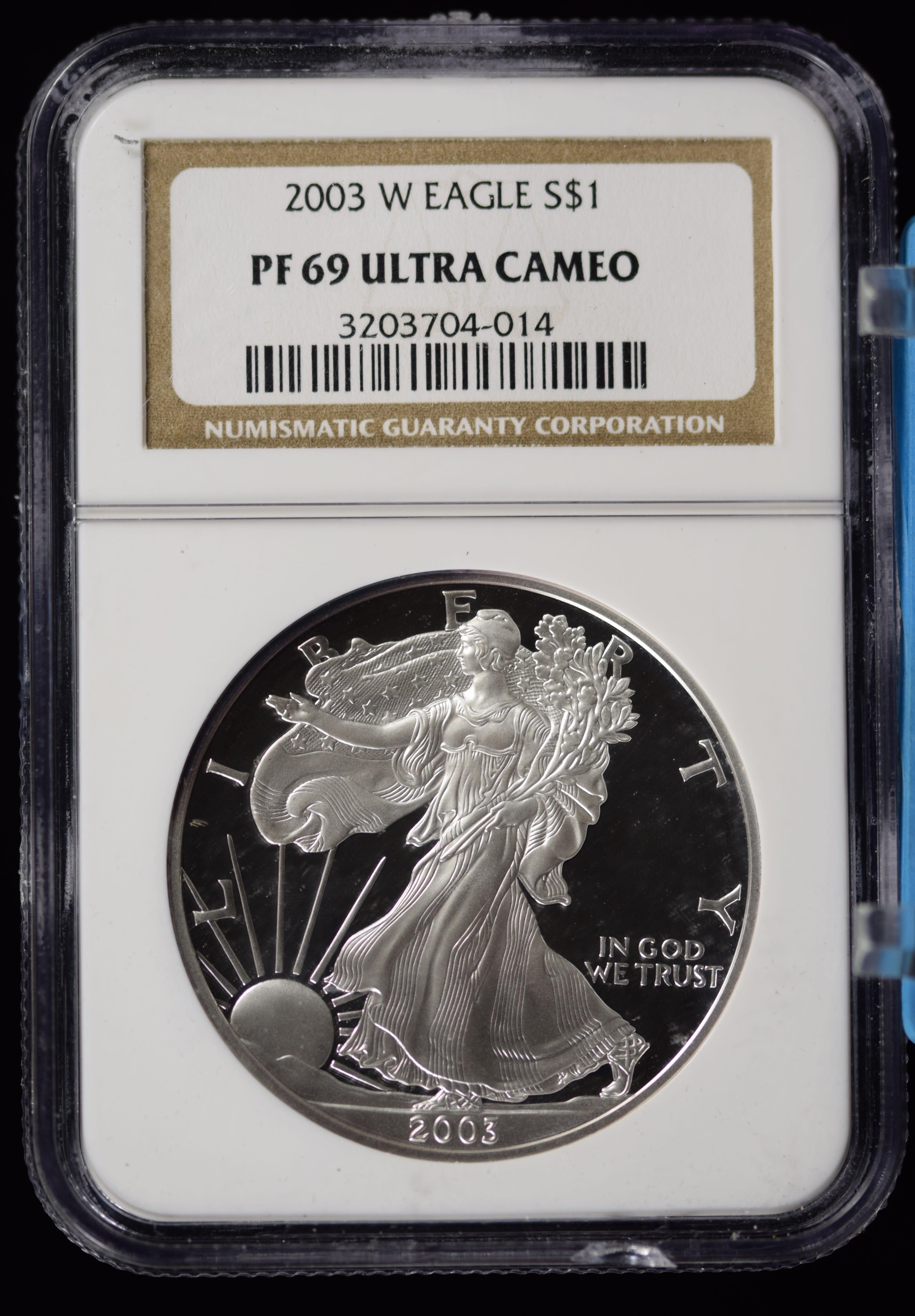 2003 American Silver Eagle Ultra Cameo NGC PF-69