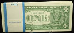 100 $1 Federal Reserve Notes Consecutive Serial Numbers