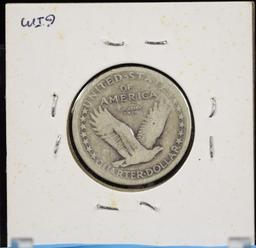 1917 Type 1 Standing Liberty Quarter