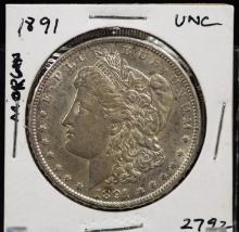 1891 Morgan Dollar UNC