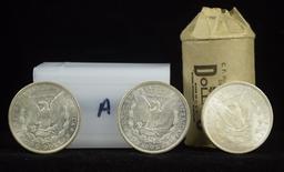 Roll 1904-O Morgan Dollars Original Paper Holder AU/UNC A