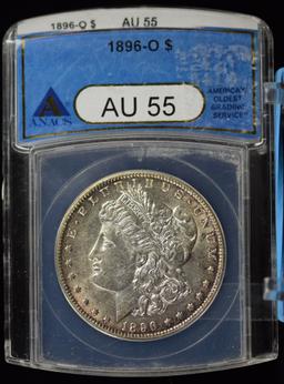 1896-O Morgan Dollar ANACS AU-55