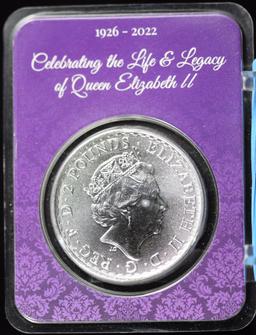2022 Britannia Queen Life of Elizabeth II 1 oz Silver