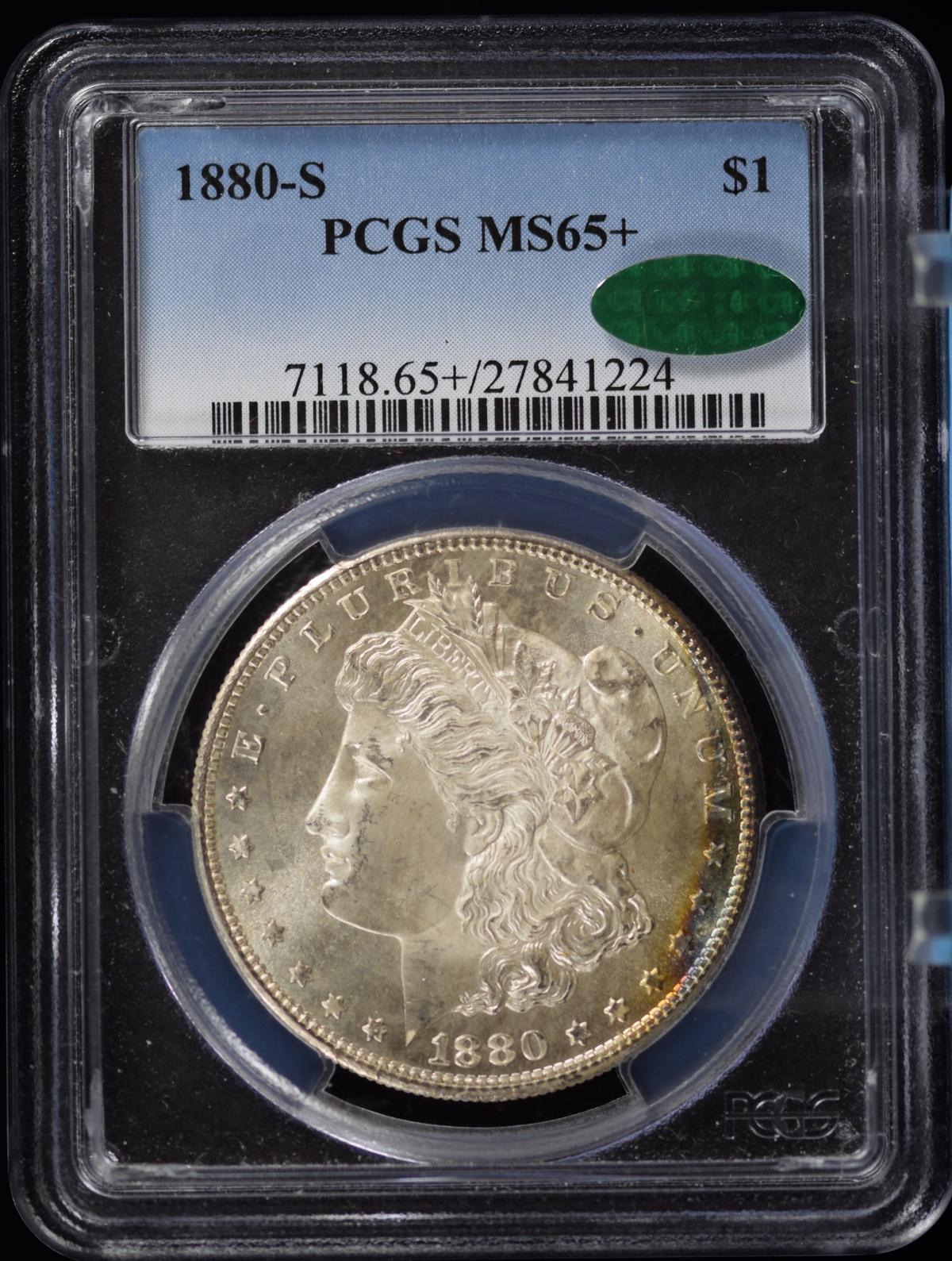 1880-S Morgan Dollar PCGS MS-65 Plus CAC