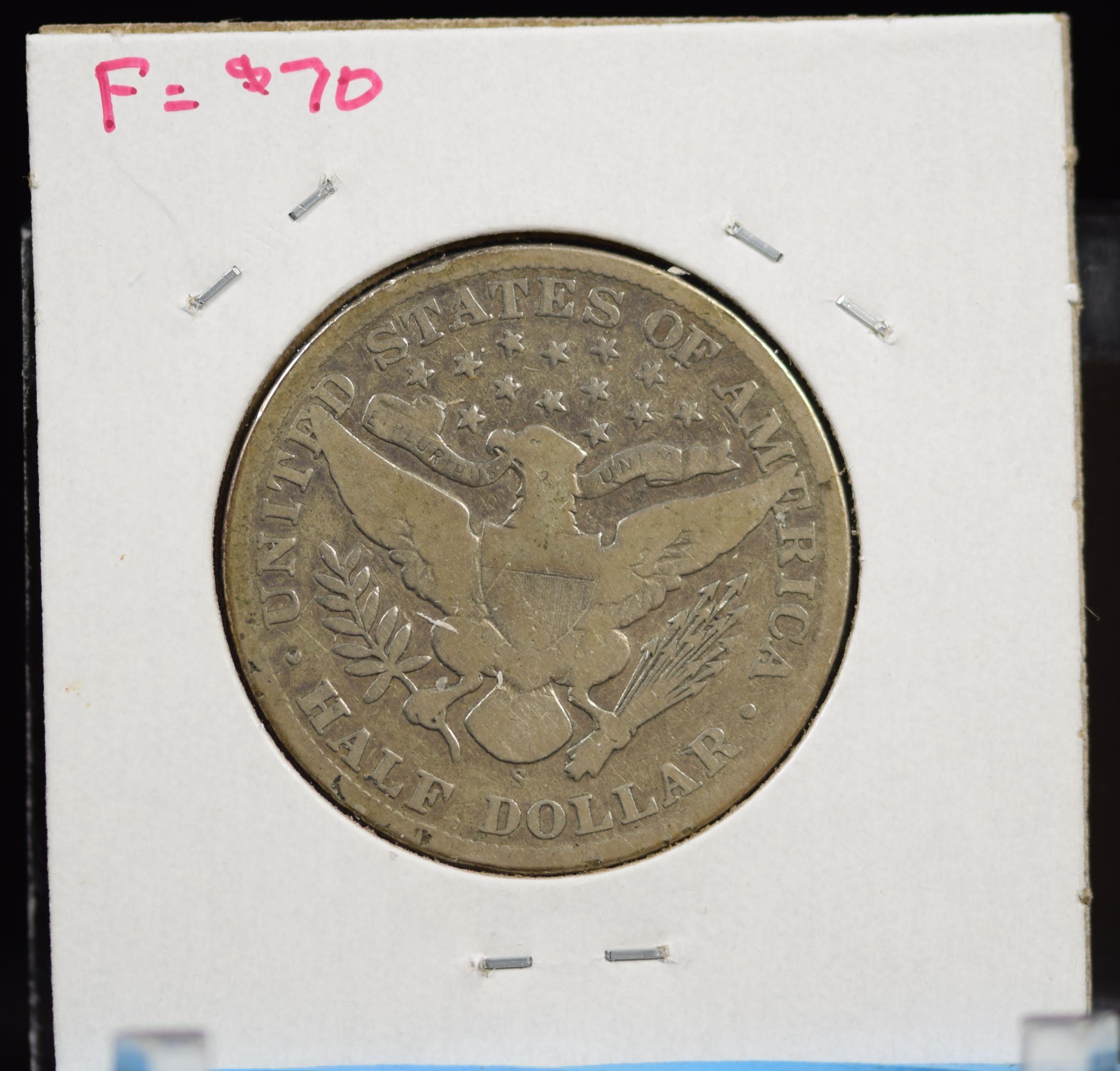 1910-S Barber Half Dollar VG Plus Full Rim