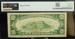 $10 1929 Type1 National Currency Chambersburg PMG24 VF