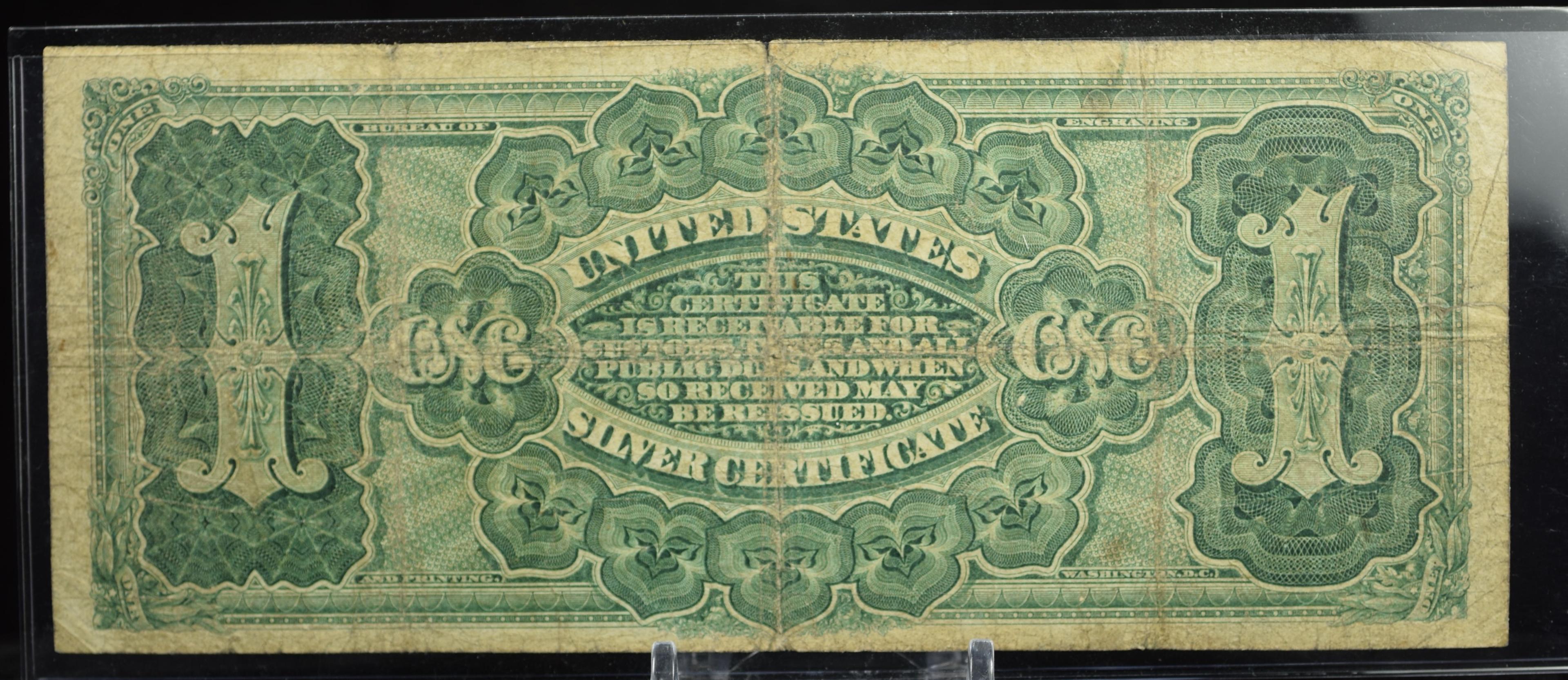 1886 $1 Martha US Silver Certificate B23015