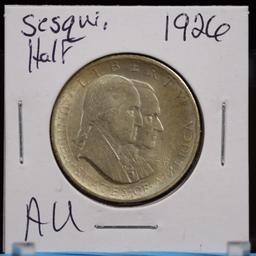 1926 Sesquicentennial Commem Half Dollar AU