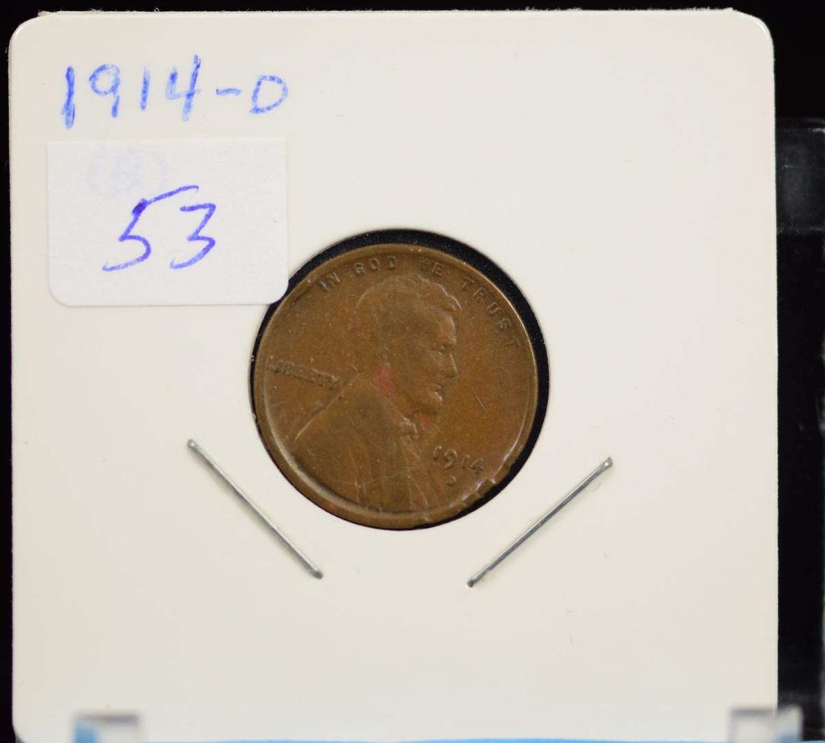 1914-D Lincoln Memorial Rare Low Mintage