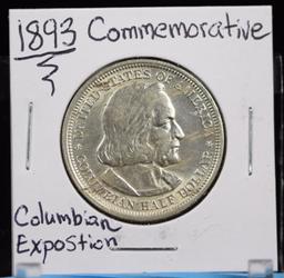 1893 Columbian Commem Half Dollar AU