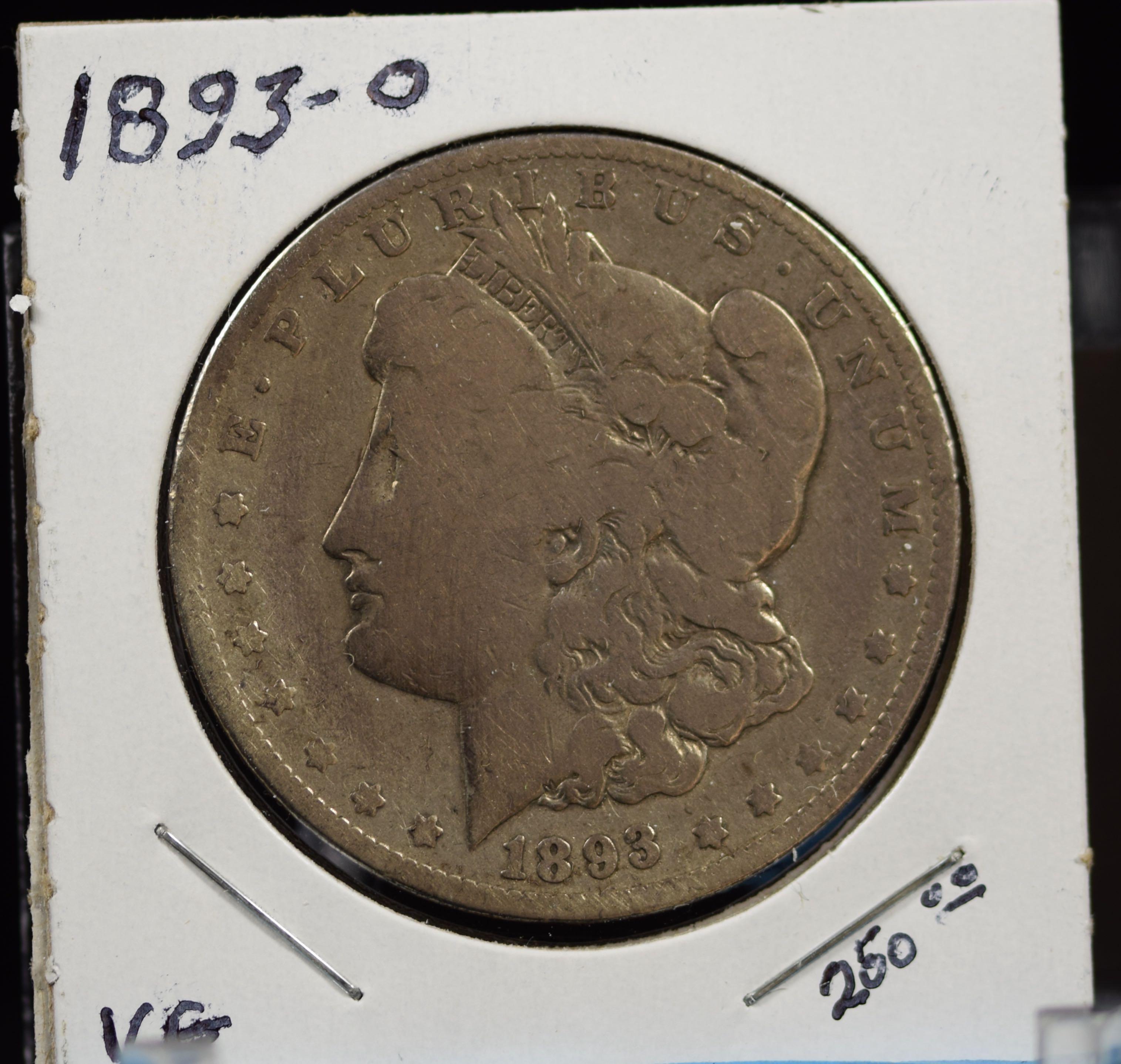 1893-O Morgan Dollar VG