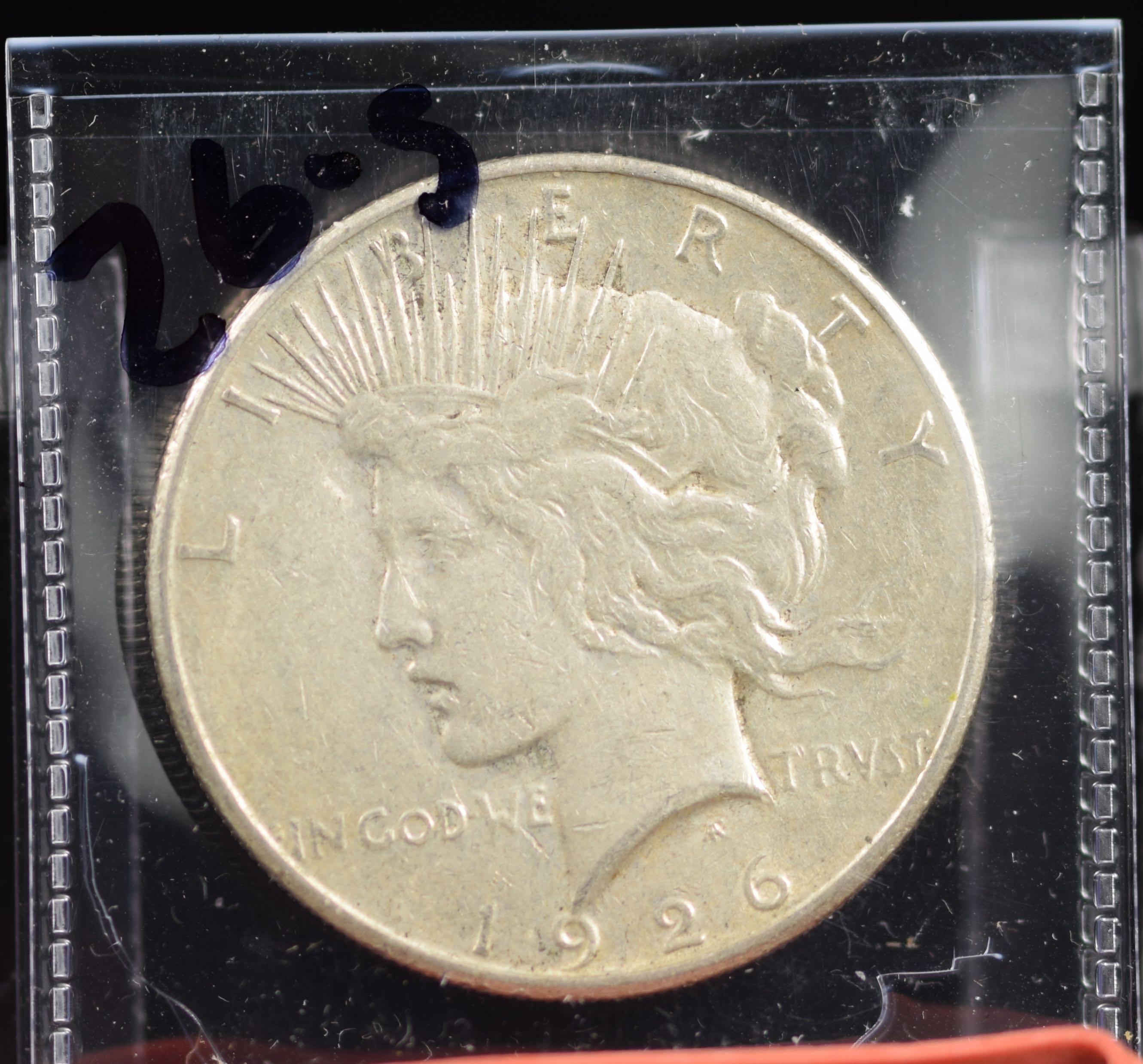 1926-S Peace Dollar XF