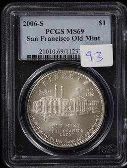 2006-S Morgan Dollar Old Mint Edition PCGS MS-69