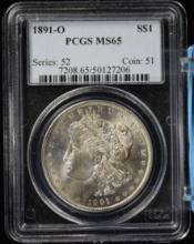 1891-O Morgan Dollar PCGS MS-65 Only 32 Graded Higher