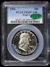 1956 Proof Franklin Half Dollar PCGS PR-68 CAM Type 2