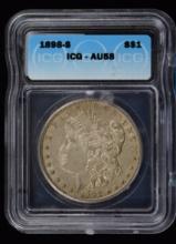 1898-S Morgan Dollar ICG AU-58