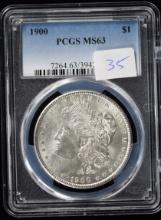 1900 Morgan Dollar PCGS MS-63 Frosty