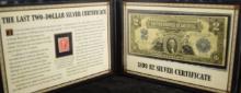 Last $2 Silver Certificate Porthole Album w/stamp