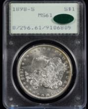 1898-S Morgan Dollar PCGS MS-61 OGH CAC