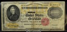 $10,000 1917 US Gold Stamped Tape Repair M139548