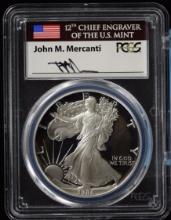 1986-S Proof ASE PCGS PR-70 DCAM Signed Mercanti