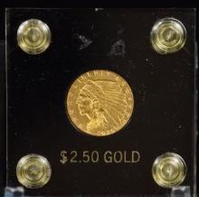 1929 $2.50 Gold Indian Choice BU